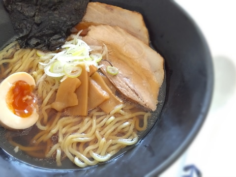 電気圧力鍋でチャーシューからの醤油ラーメンスープ！